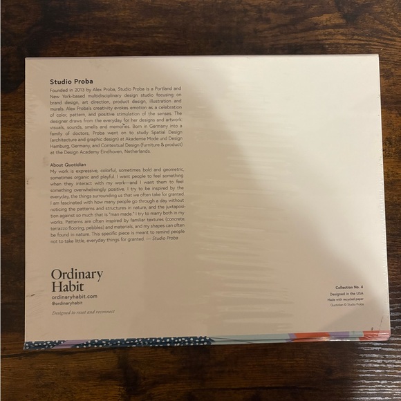 Ordinary Habit Quotidian Puzzle by Studio Proba - Picture 5 of 8